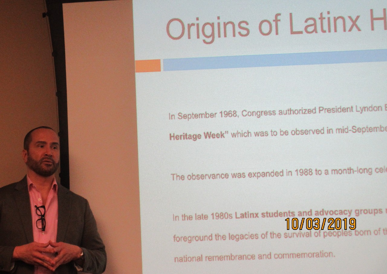 Dr. Lima gives a presentation