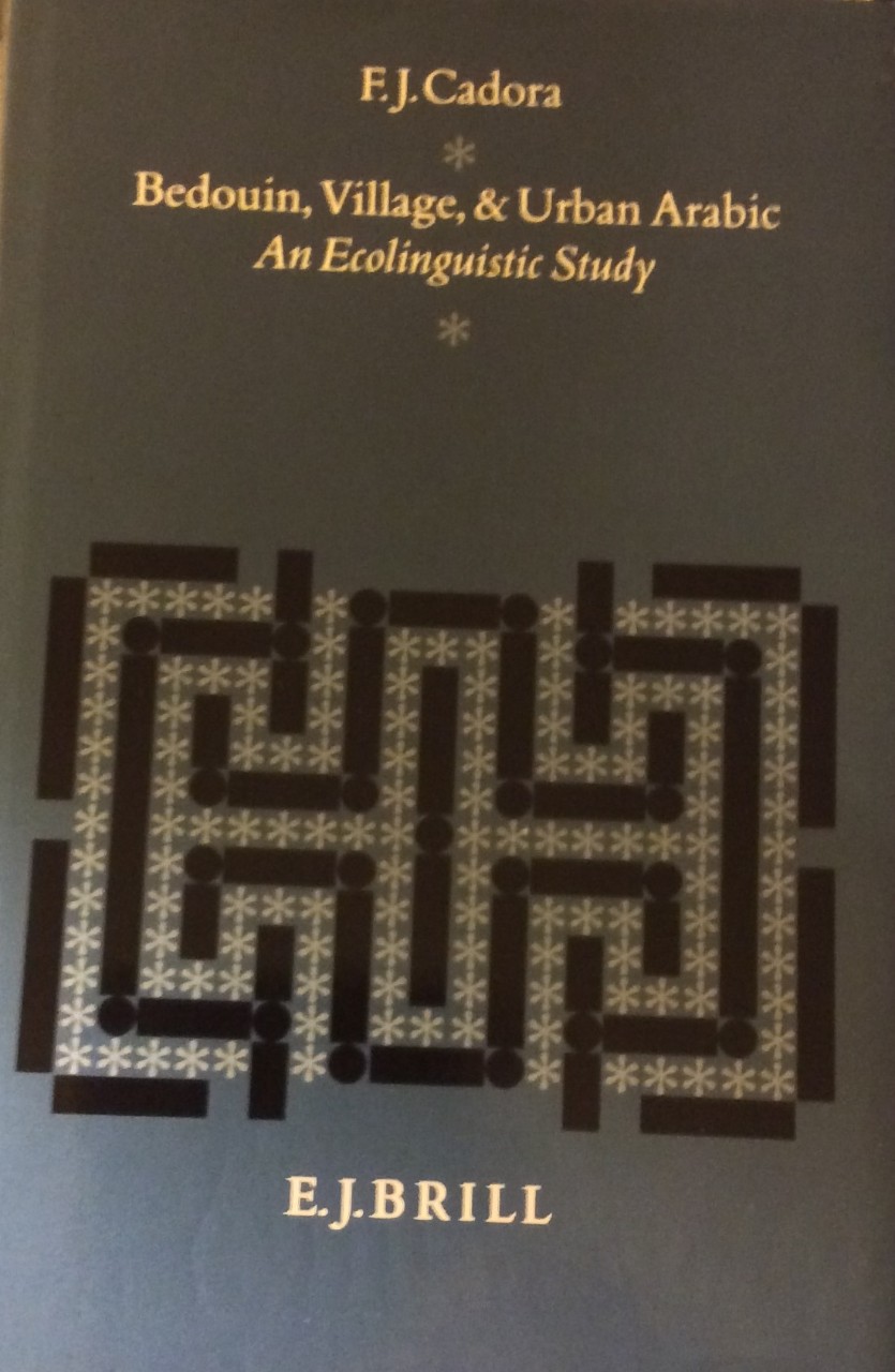 Cover of "Bedouin, Village, & Urban Arabic"