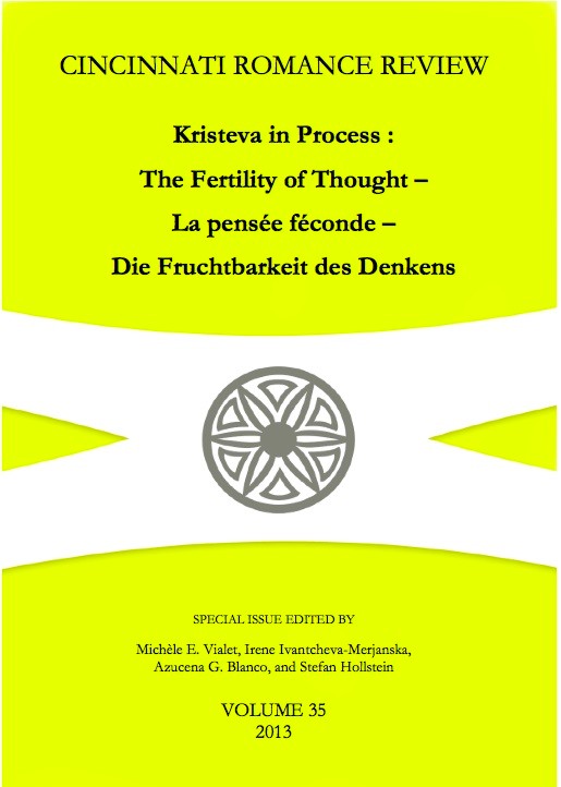 Cover of "Kristeva in Progress: The Fertily of Thought"