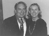 black and white photo of Hans and Marlies Zimmer