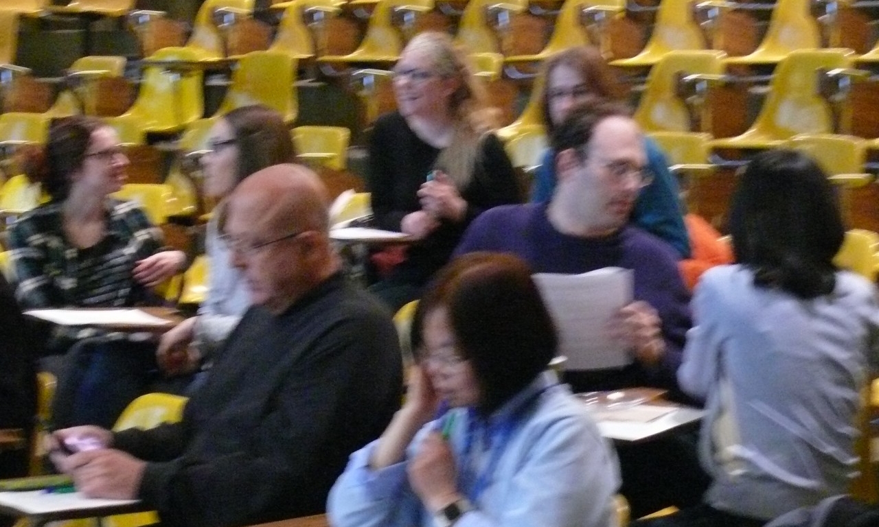 Math Bowl 2018 Faculty grading the exams