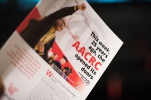 Photograph of U.C. Magazine cover featuring the A.A.R.C.'s 25th anniversary.