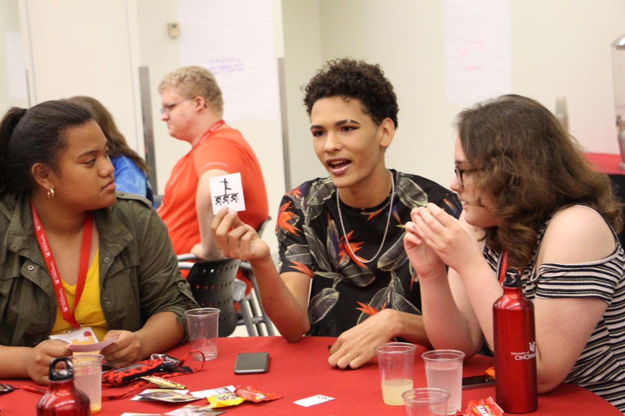 Students used icebreaker activities to get to learn more about one another.