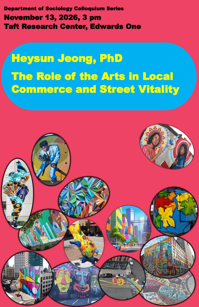 This is a flyer for the Colloquium event on November 13, 2026 for our speaker, Dr. Heysun Jeong.