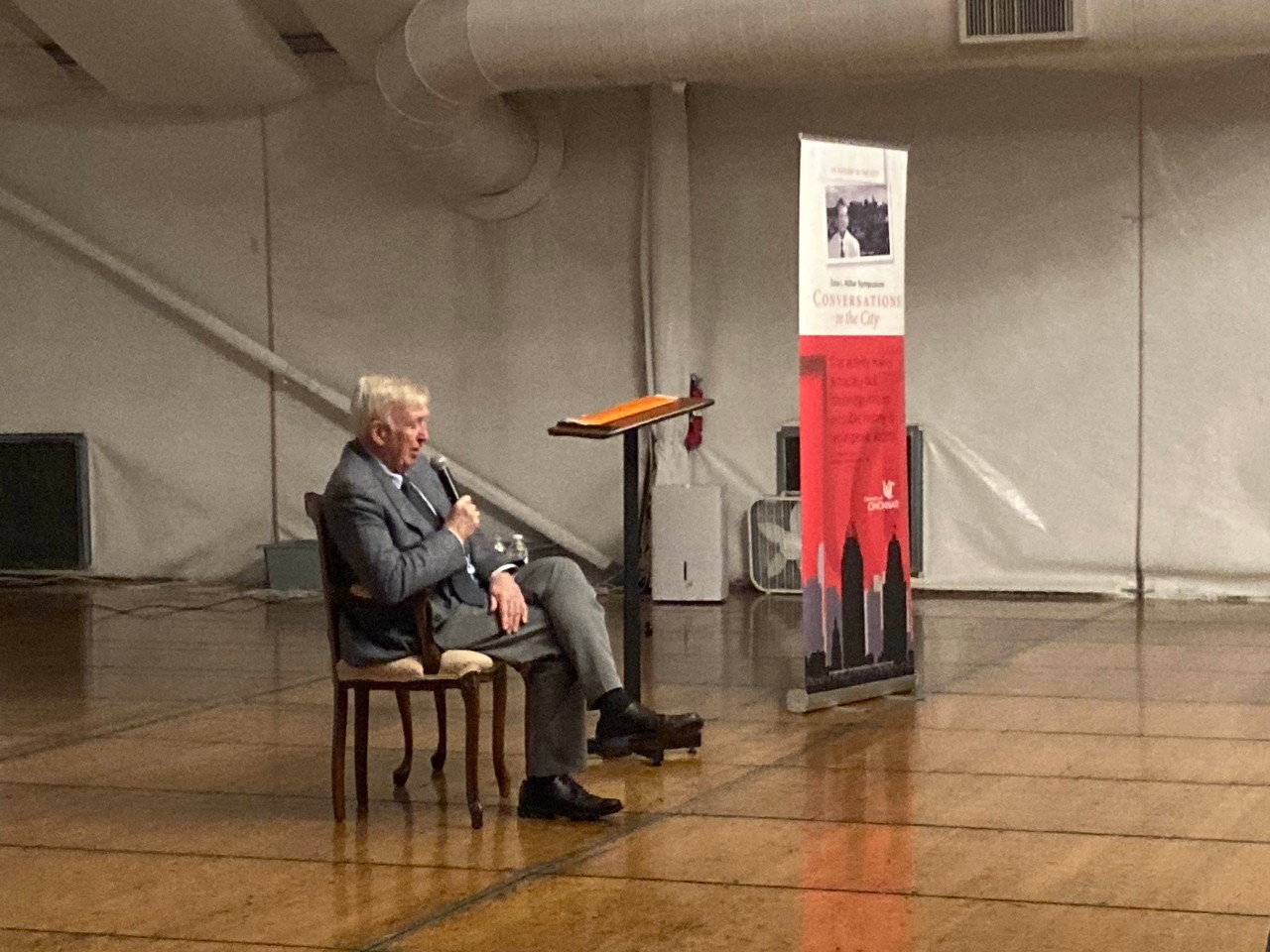 Dr. Kenneth Jackson sitting on the chair